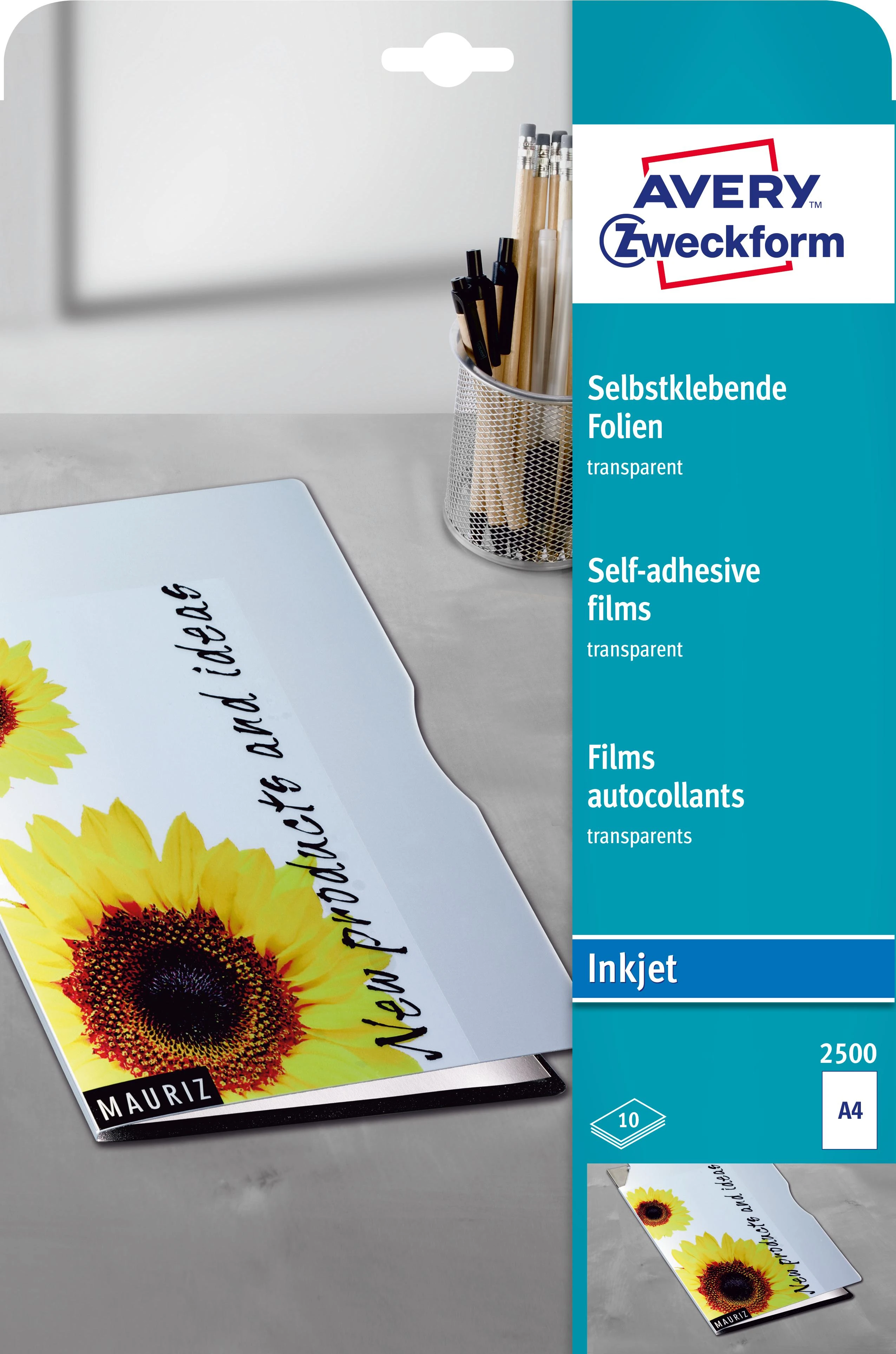 Avery Zweckform padengta lipni plėvelė ZF 2500