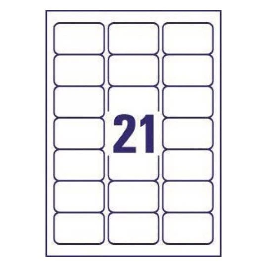 Avery Zweckform ETIKETĖ ZF J8160-25ARK ADRESAS balta - J8160-25