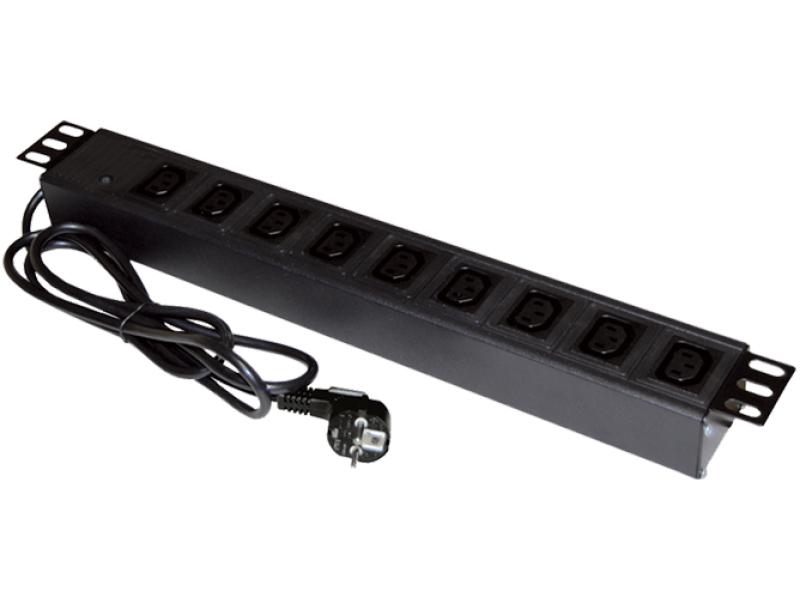 Alantec PZ011 Maitinimo blokas 19" lizdas 9 x IEC320 C13 kištukas CEE 7/7