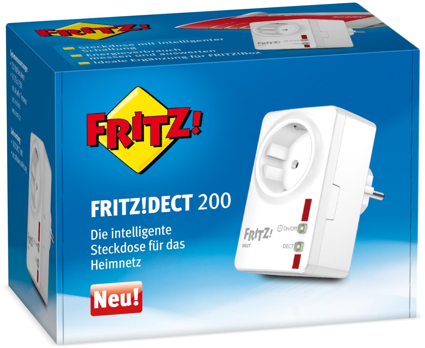 AVM FRITZ!DECT 200, DE Dienos / savaitės laikmatis Balta