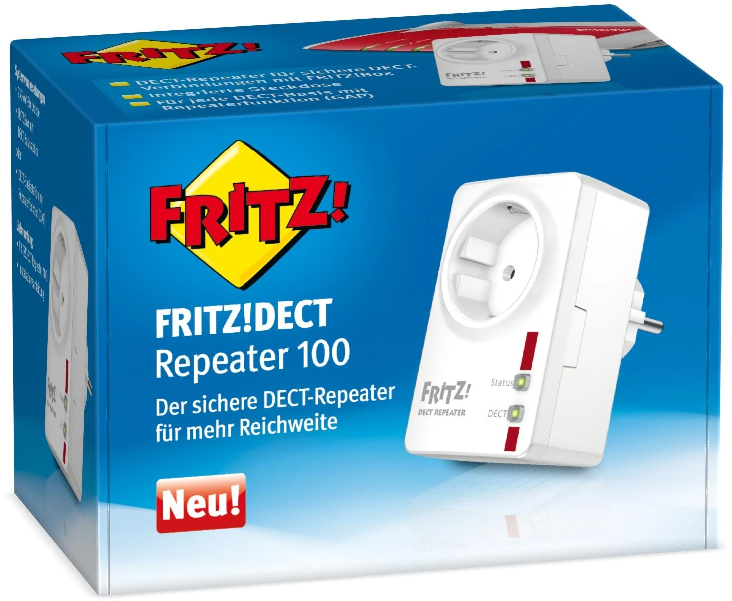 Maršrutizatorius AVM FRITZ!DECT kartotuvas 100, DE