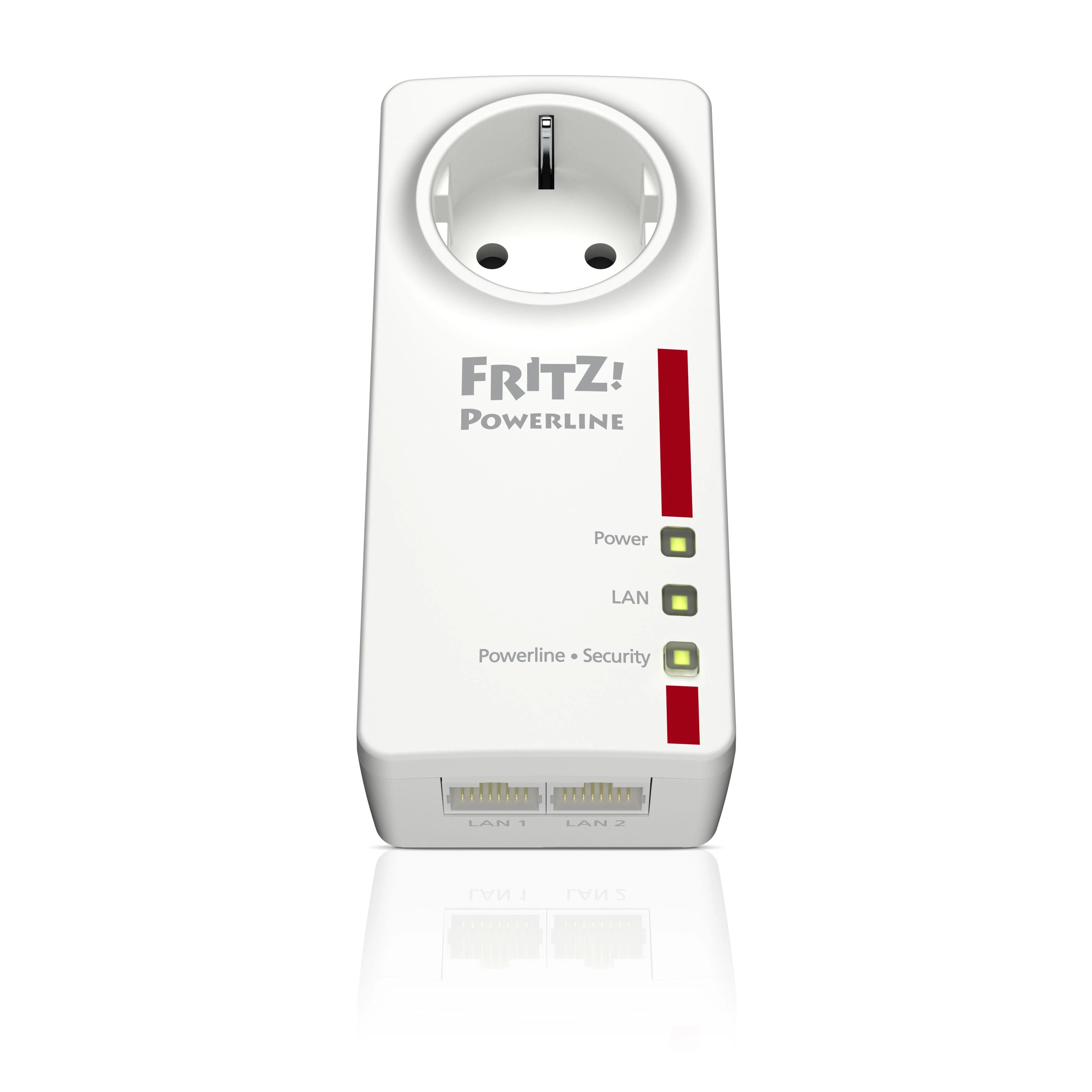 AVM FRITZ!Powerline 1220E 1200 Mbit/ai Ethernet LAN jungtis Balta 1 vnt