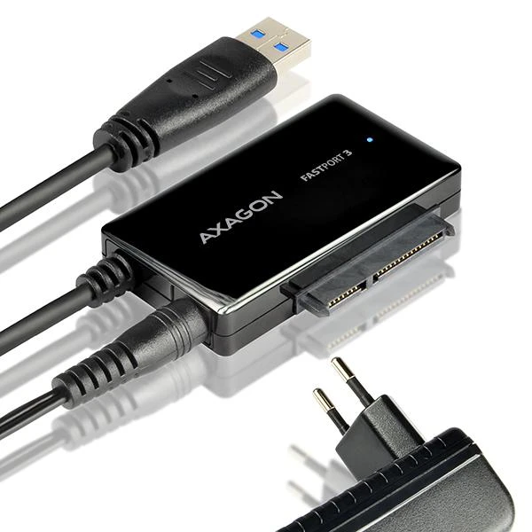 AXAGON ADSA-FP3 USB3.0 – SATA 6G HDD FASTPort3 adapteris, įsk. AC