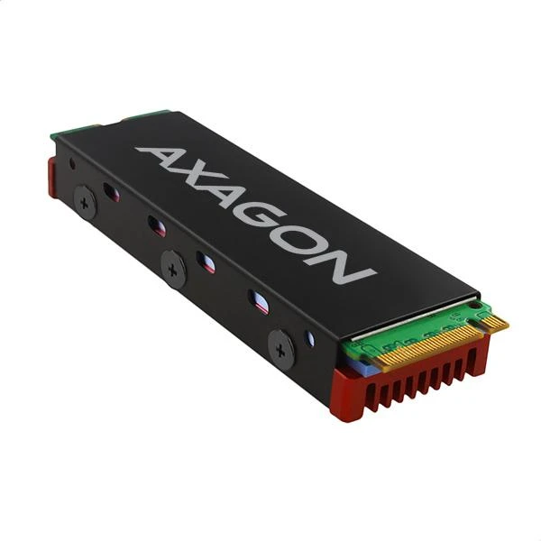 AXAGON M.2 SSD aušintuvas, šoninis vaizdas