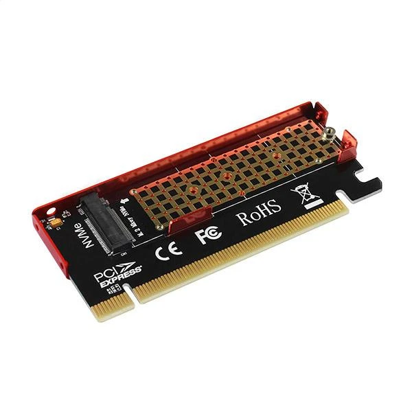 AXAGON PCEM2-S PCI-E 3.0 16x - M.2 SSD NVMe, iki 80mm SSD, žemo profilio, aušintuvas