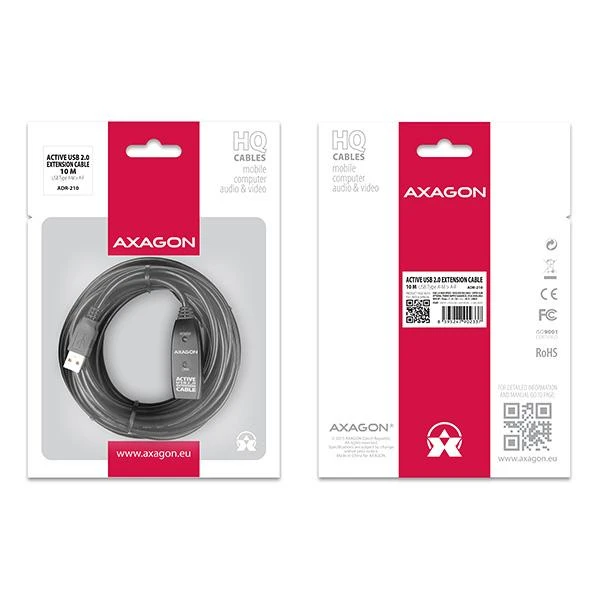 AXAGON | USB kartotuvo kabelis | ADR-210 | USB A tipo į USB A tipo