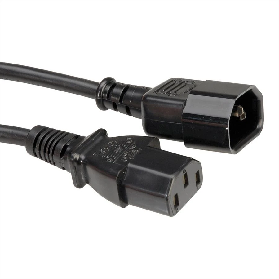 Bachmann šalto prietaiso prailginimas C14/C13, 1 m, juodas