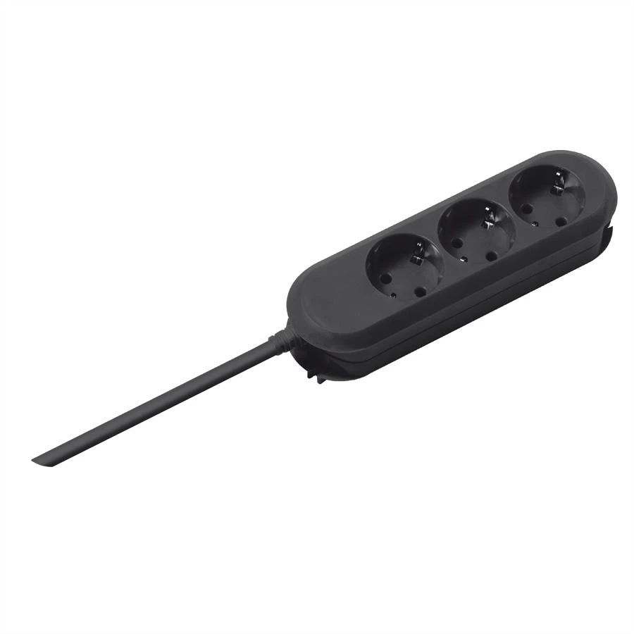 Bachmann lizdų juosta SMART 3 krypčių, juoda 5,0 m, be jungiklio