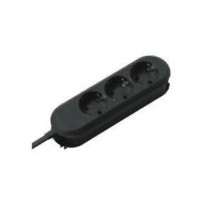Bachmann lizdų juosta SMART 3 krypčių, juoda 5,0 m, be jungiklio