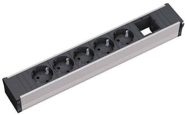 Bachmann BACHMANN CONI Didelis 5x lizdas su įžeminimu 1x ABD, modelis ...