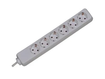 Bachmann lizdų juostelė SMART 6 krypčių, balta 3,0 m, be jungiklio