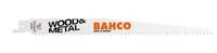 Bahco Tiesinio pjūklo geležtės Sandflex Bi-Metal 228mm*1,3mm SL 6TPI, Medienai ir metalui 5vnt