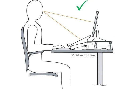 Laikiklis Bakker Elkhuizen BakkerElkhuizen Q-riser 130 monitoriaus stovas