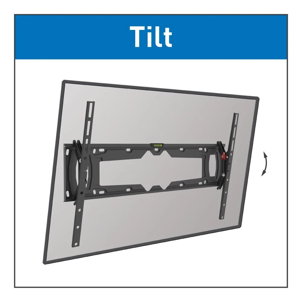 Barkan Flat/ Curved TV Wall Mount E410+ Sieninis laikiklis, Pakreiptas, 32-90 ", Maksimalus svoris (talpa) 60 kg, Juodas
