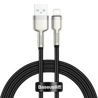 Baseus Cafule USB - Lightning kabelis 2.4A 1m - Juodas