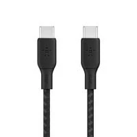 BELKIN BRAIDED USB-C/USB-C/KABELIS PALAIKIA GREITĄ ĮKROVIMĄ