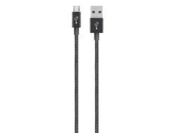 Juodas pintas USB į micro-USB laidas