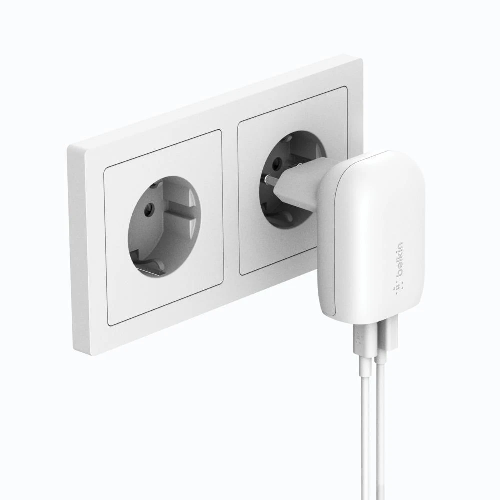 Maitinimo Adapteris - Belkin Wcb007vf Wh Baltas AC Spartus Įkrovimas
