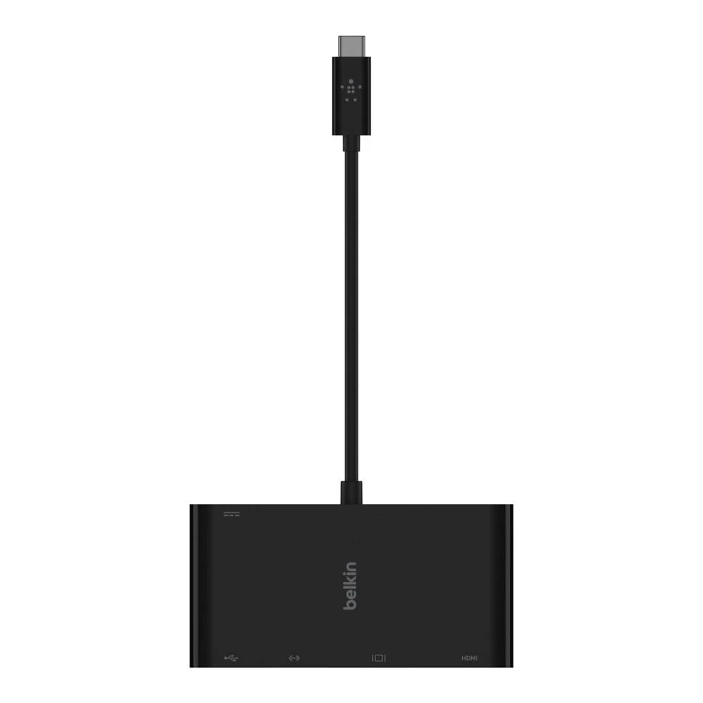 Belkin USB-C į Gigabit-Ethern. HDMI/VGA/USB-A adapteris, 100W PD