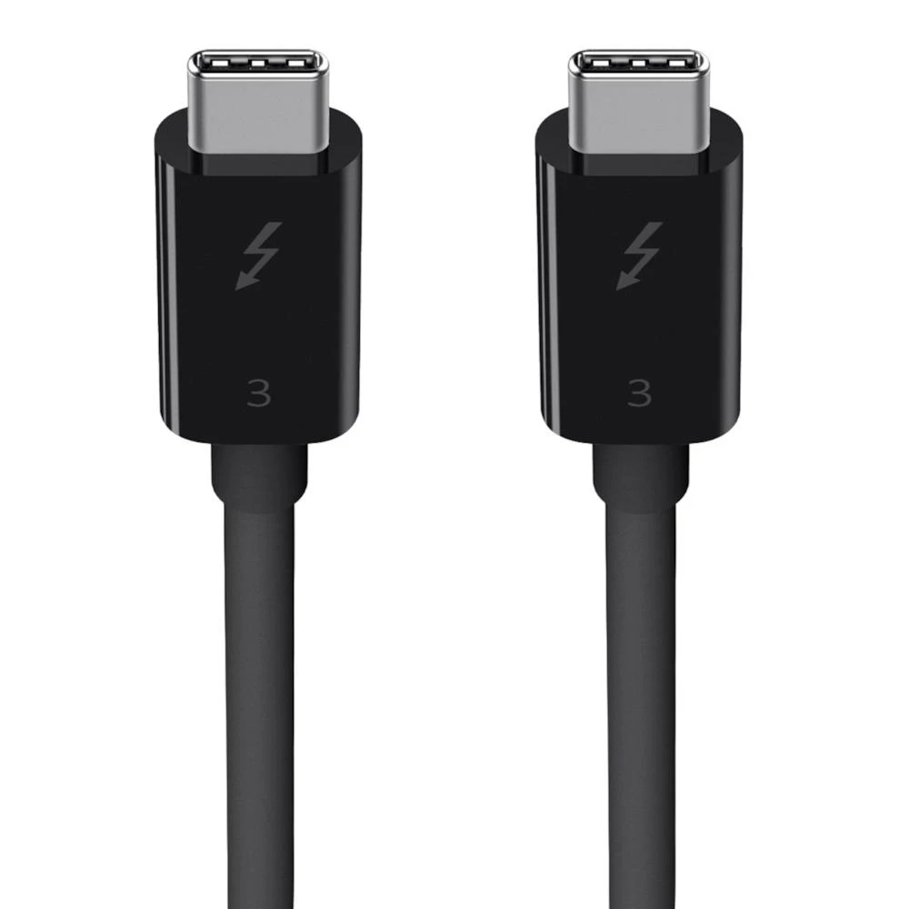 Belkin Thunderbolt 3 kabelių USB-C 40Gb/s 100W 0,8m F2CD084bt0.8MBK