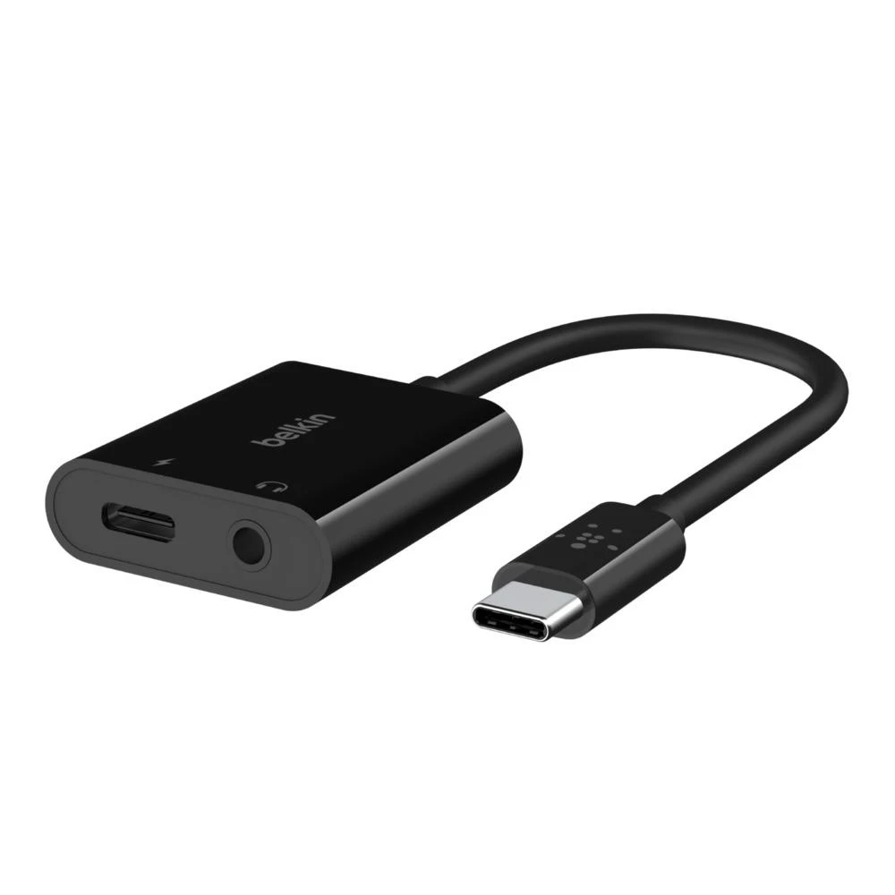 Belkin USB-C adapteris su garso ir krovimo jungtimis