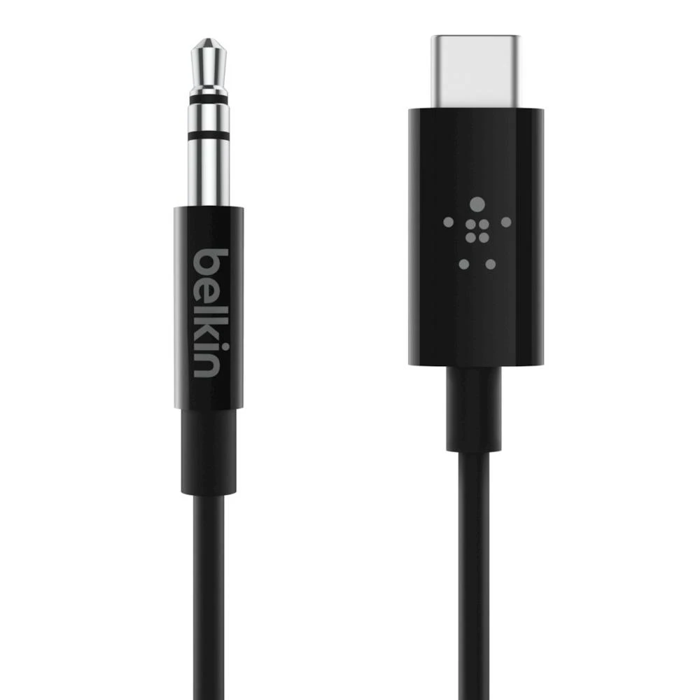Belkin USB-C iki 3,5 mm garso kabelis, 0,9 m F7U079bt03-BLK
