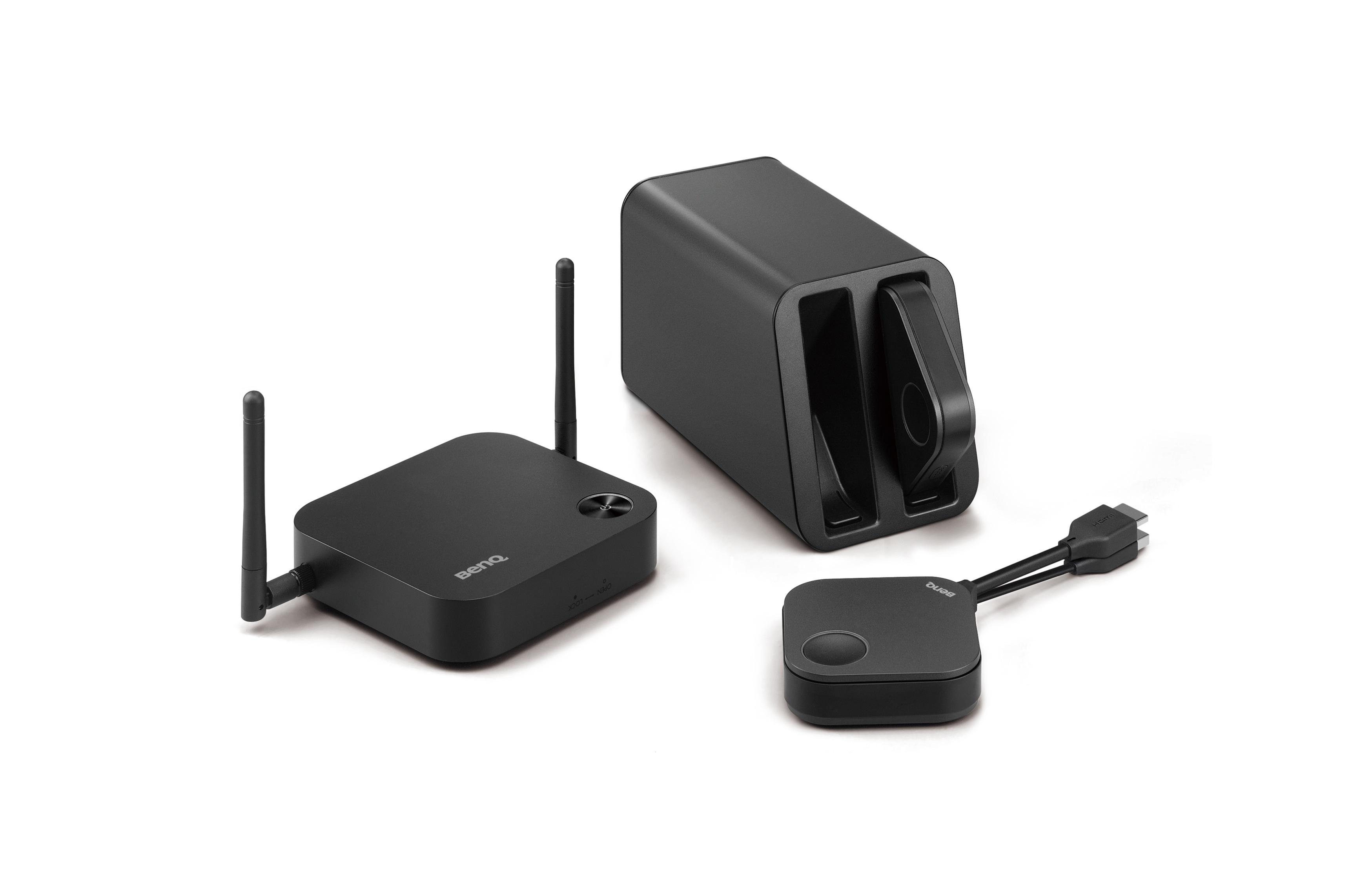 Projektorius BenQ InstaShow WDC10 EU/UAE/JP wireless video/audio extender, c:Juodas