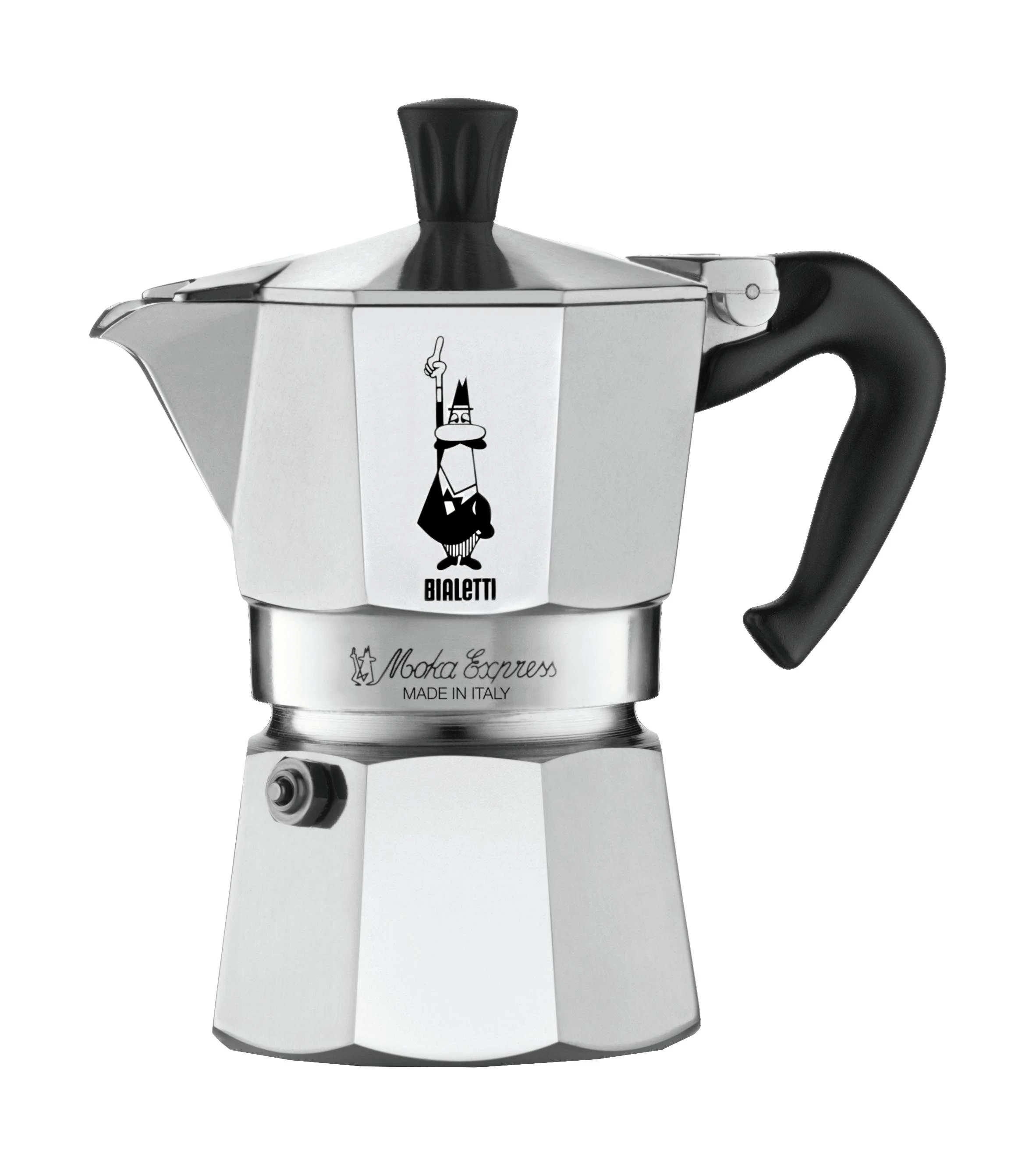 Bialetti Moka Express klasikinis aštuonkampis kavinukas