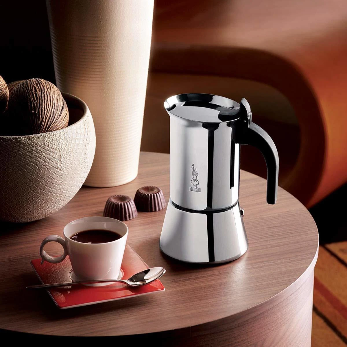 Bialetti Venus box Moka kavinukas 0.2 L Sidabrinis