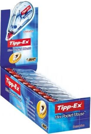 Tipp-Ex Mini Pocket Mouse demonstravimo dėžutė