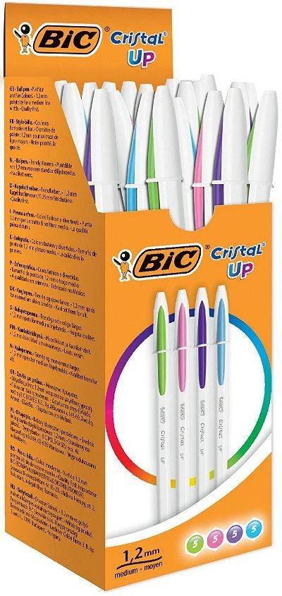 Bic Cristal Bicolor Up mix tušinukas, 20 vnt
