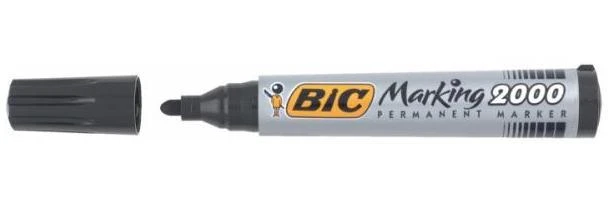 Bic Permanentinis žymeklis Eco 2000 2-5 mm, juodas, 1 vnt. 000095