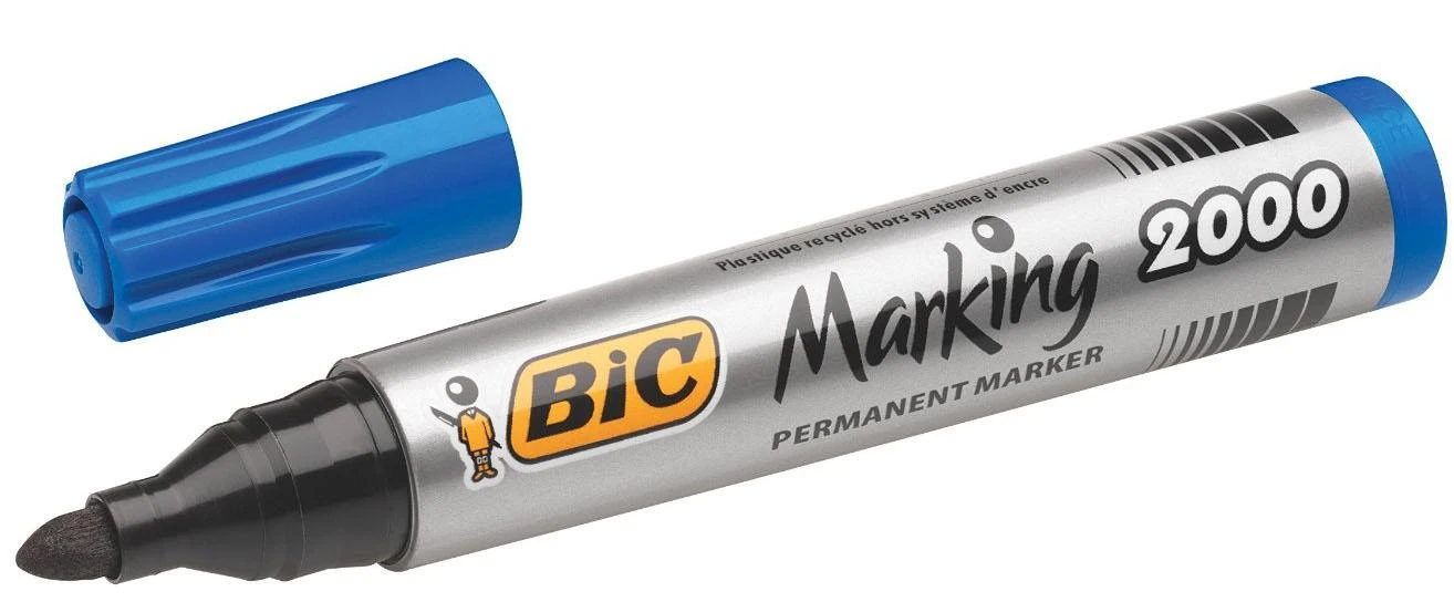 Bic Permanentinis žymeklis Eco 2000 2-5 mm, mėlynas, 1 vnt. 000064
