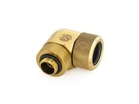 „Bitspower Advanced Multi-Link“ adapteris, 90 laipsnių G1/4 colio BSP ir 16 mm išorinio skersmens kietojo vamzdžio jungtis, pasukama.