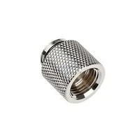 Bitspower adapteris G1/4 colio kištukas į G1/4 colio kištuką – 15 mm, blizgiai juodas