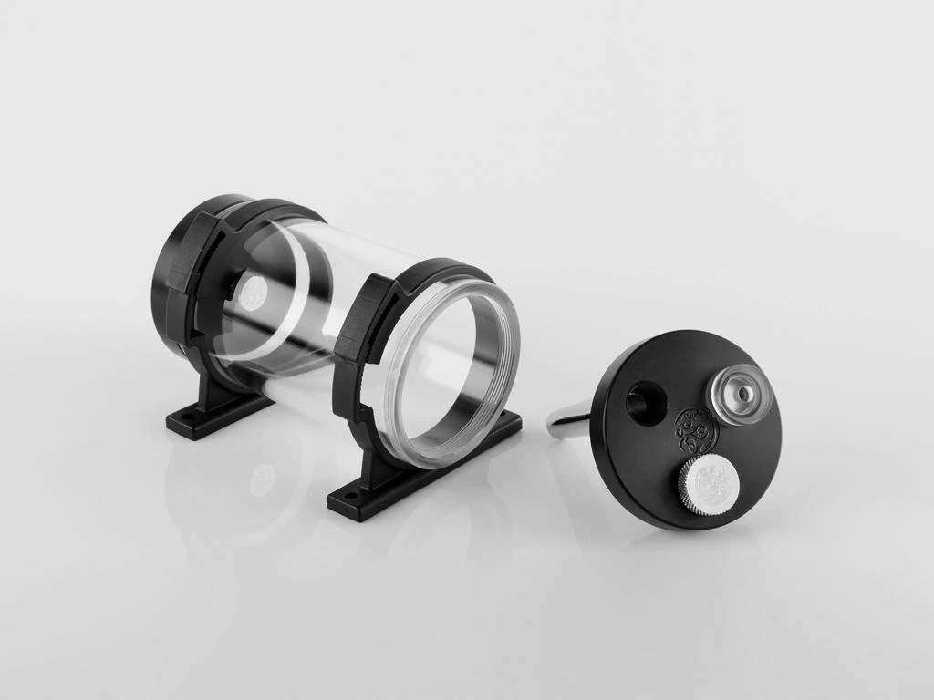Bitspower 100 mm rezervuaras su nuimtu dangteliu