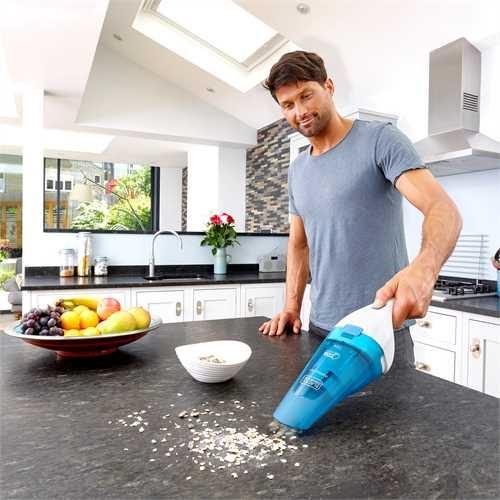 Black & Decker Juodas & Decker Akumuliatorinis cikloninis dulkių siurblys WDC115WA, Juodas & Decker