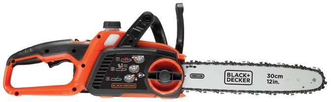 Black & Decker Juodas & Decker Akumuliatorinis grandininis pjūklas GKC3630L20 36V 2Ah 30 cm, Juodas & Decker
