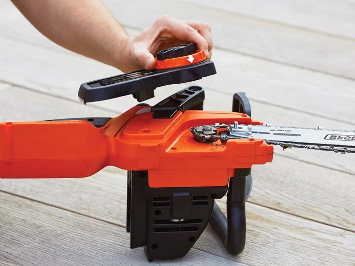 Black & Decker Juodas & Decker Akumuliatorinis grandininis pjūklas GKC3630L20 36V 2Ah 30 cm, Juodas & Decker