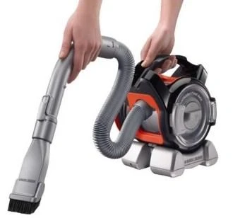 Black & Decker Juodas & Decker automobilinis dulkių siurblys Juodas+DECKER ADV1200-XJ (12W, raudona ir pilka spalvos)