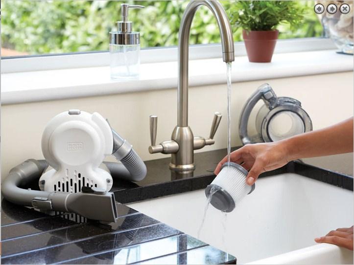 Dulkių siurblys Black & Decker Juodas & Decker Akumuliatorinis siurblys Juodas & Decker PD1420L-QW