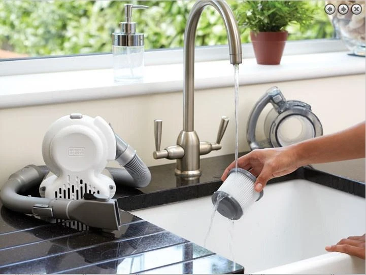 Dulkių siurblys Black & Decker Juodas & Decker Akumuliatorinis siurblys Juodas & Decker PD1820LF-QW