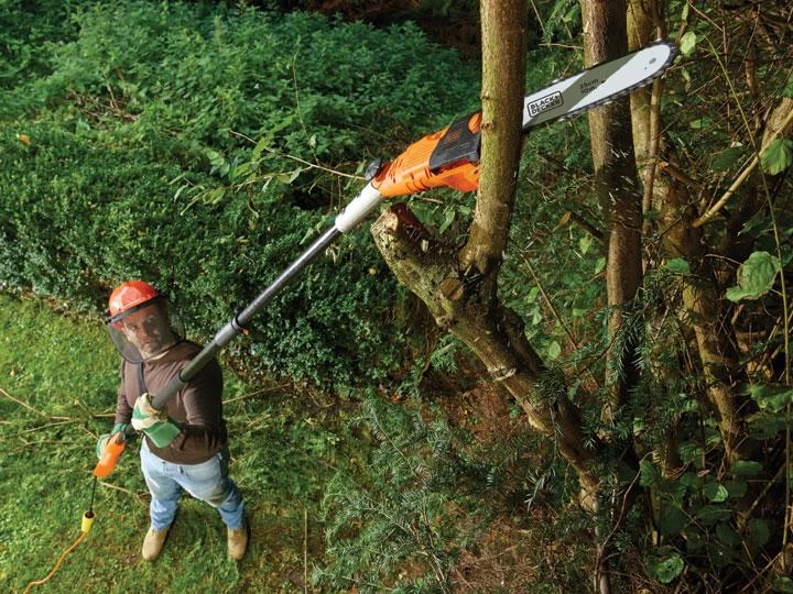 Grandininis pjūklas Black & Decker Juodas & Decker Elektrinė aukštapjovė PS7525 800 W 25 cm, Juodas & Decker
