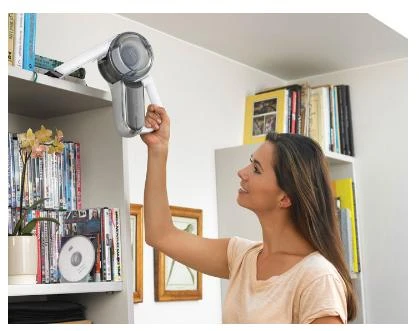 Dulkių siurblys Black & Decker Juodas & Decker Vacuum cleaner bagless, handheld Juodas & Decker Pivot PV1820L-QW (35W, baltos spalvos)