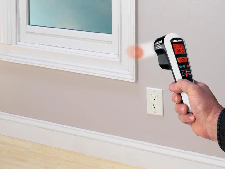 Black & Decker Juodas & Decker Temperatūros matuoklis Juodas & Decker TLD100