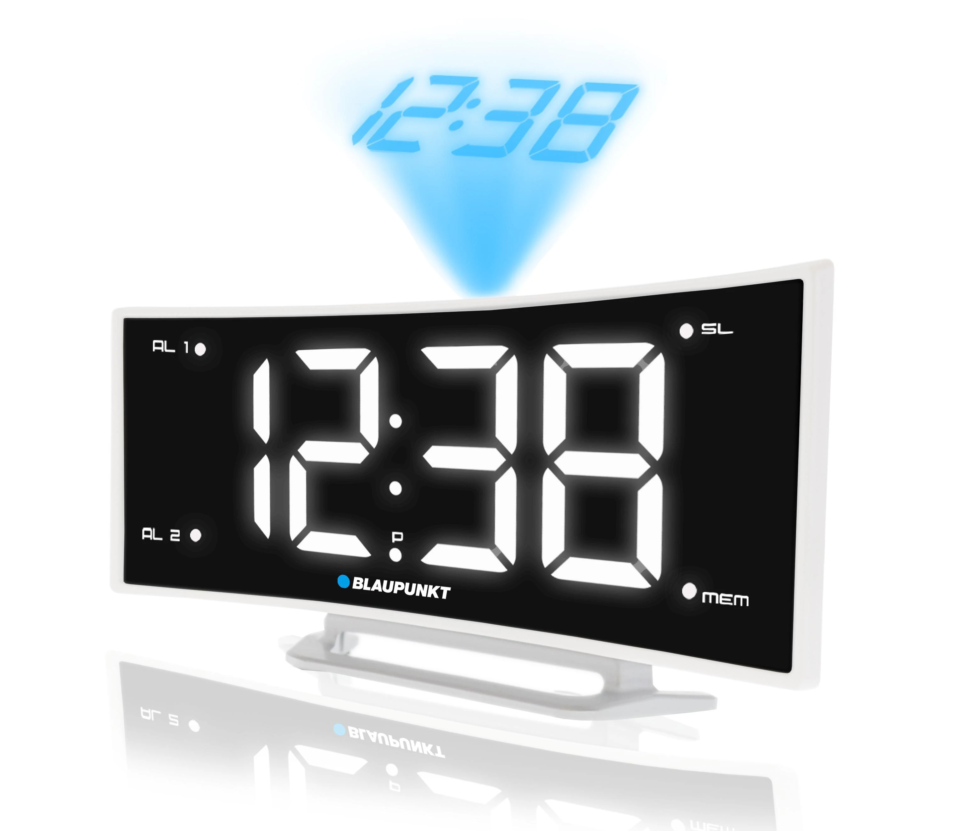 Blaupunkt CRP7WH (LCD, Juodas, Baltas)