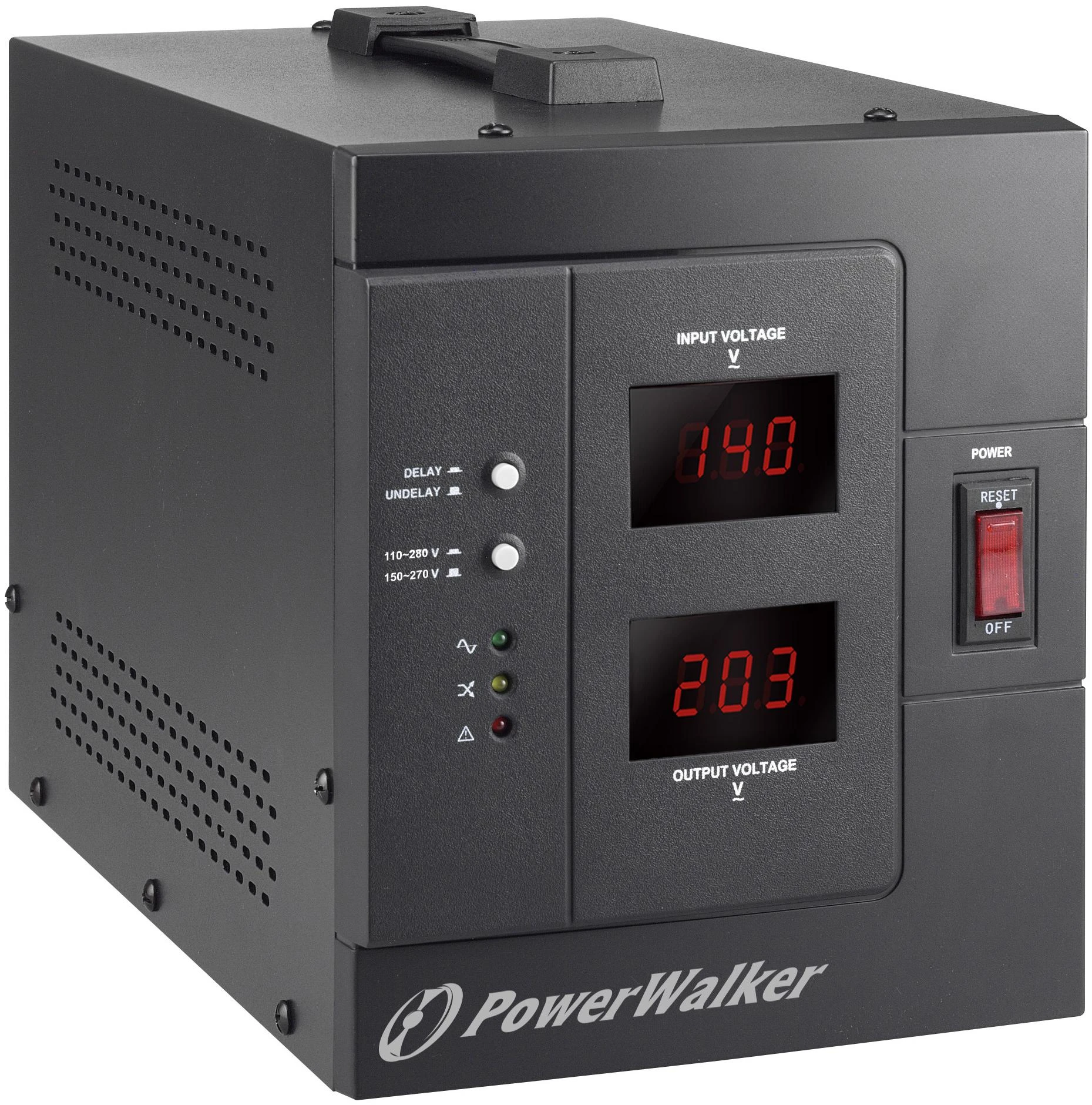 Power Walker BlueWalker PowerWalker AVR 3000/SIV, Spannungsregler - juodas, Spannungsregler
