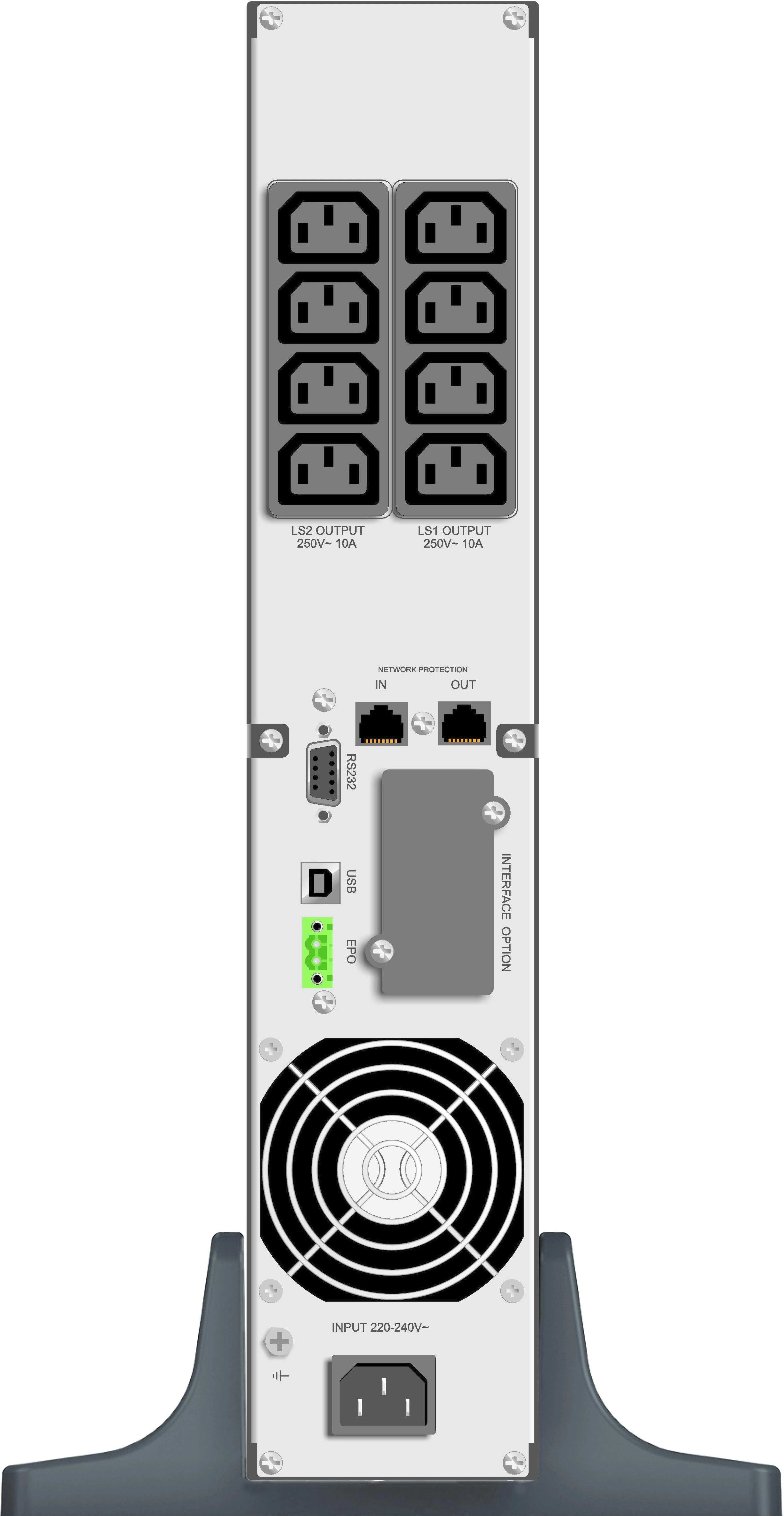 POWERWALK VI 2000 RT LCD HID Power Walker UPS Line-Interactive 2000VA, 19 2U, 8x IEC, RJ11/RJ45, USB, LCD