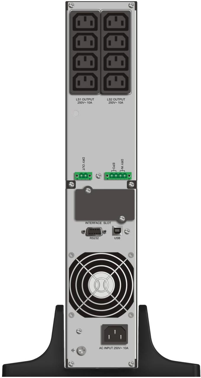 POWERWALK VFI 2000 TGS Power Walker UPS On-Line 2000VA,TGS,3x IEC,USB/RS-232,Tower, LCD