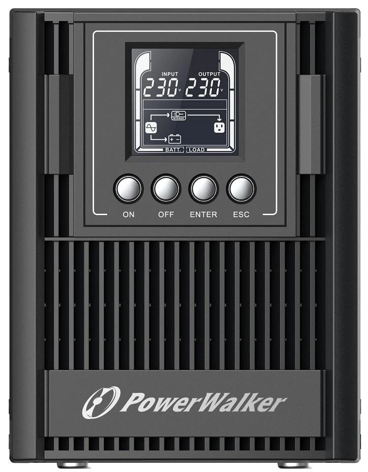Power Walker BlueWalker PowerWalker VFI 1000 AT, USV - juodas, 3x Schutzkontakt